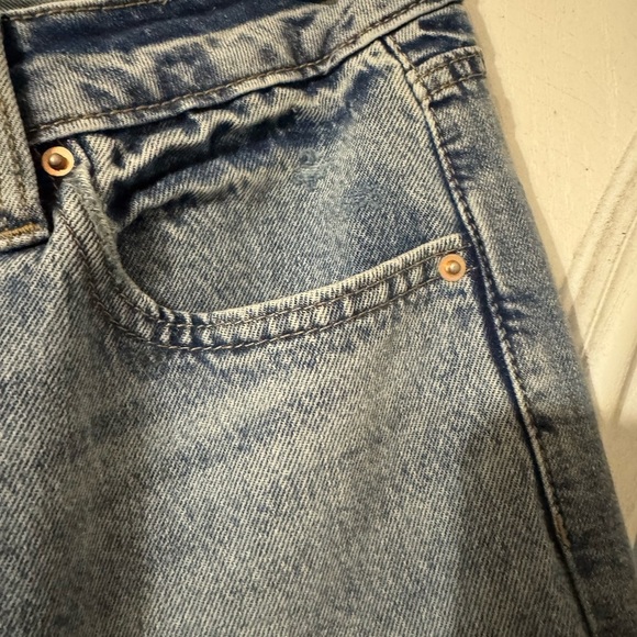 Wild Fable High Rise Curvy Straight Jeans Medium Wash 8, 32 inseam, NWT - Picture 6 of 9